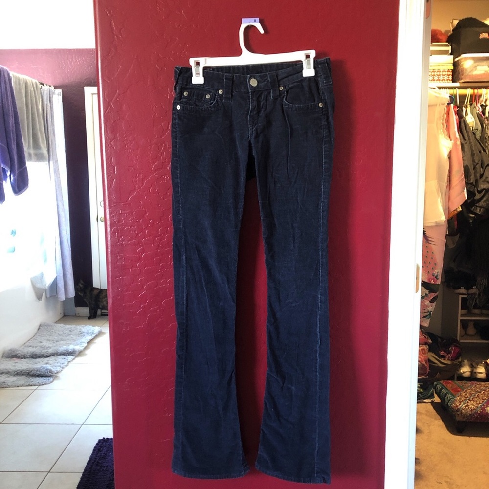 True Religion corduroy boot cut pants